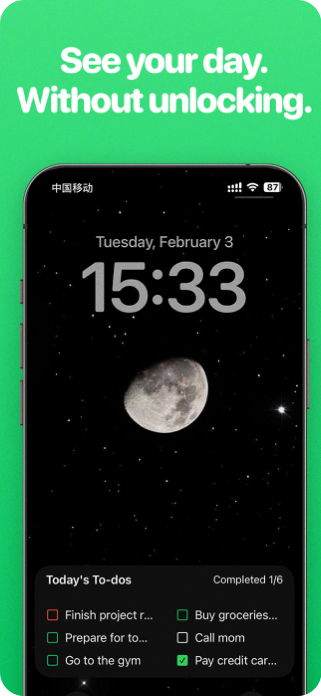 LockToDo - Todo on Lock Screen Screenshot 1 of 9