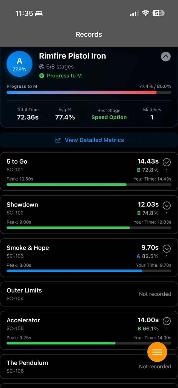 Screenshot #1 pour Match Metrics