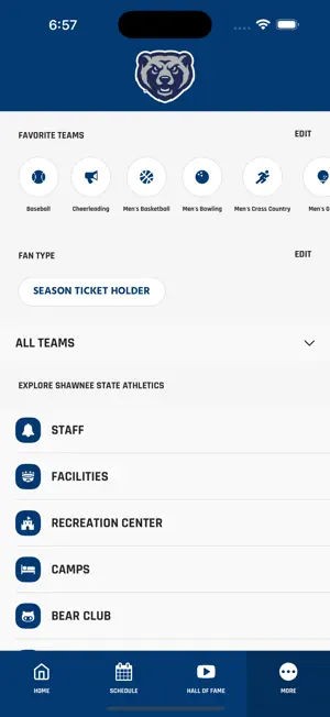 Shawnee State Athletics(Bears) screenshot 3