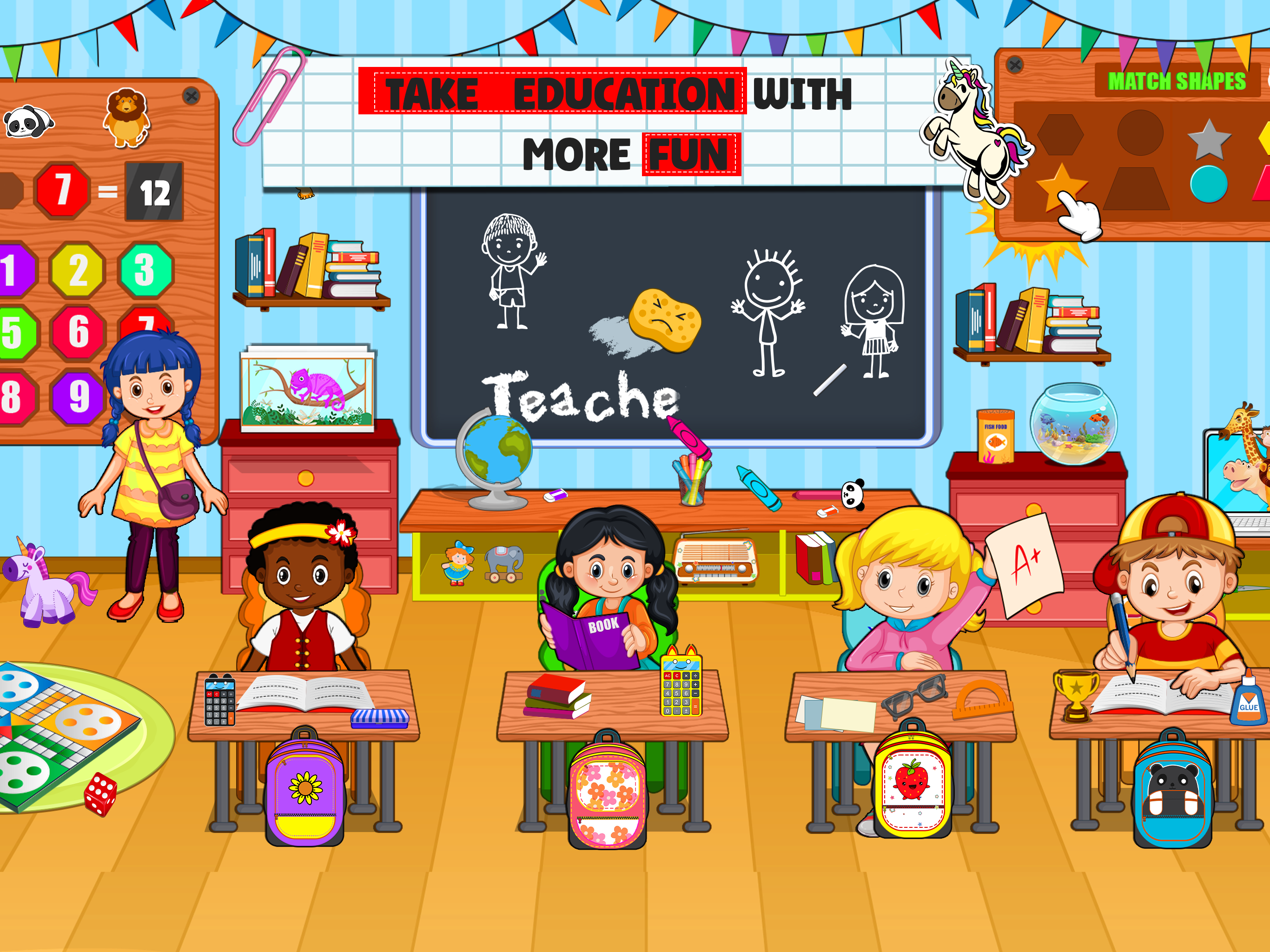 Pretend School Life Fun Games