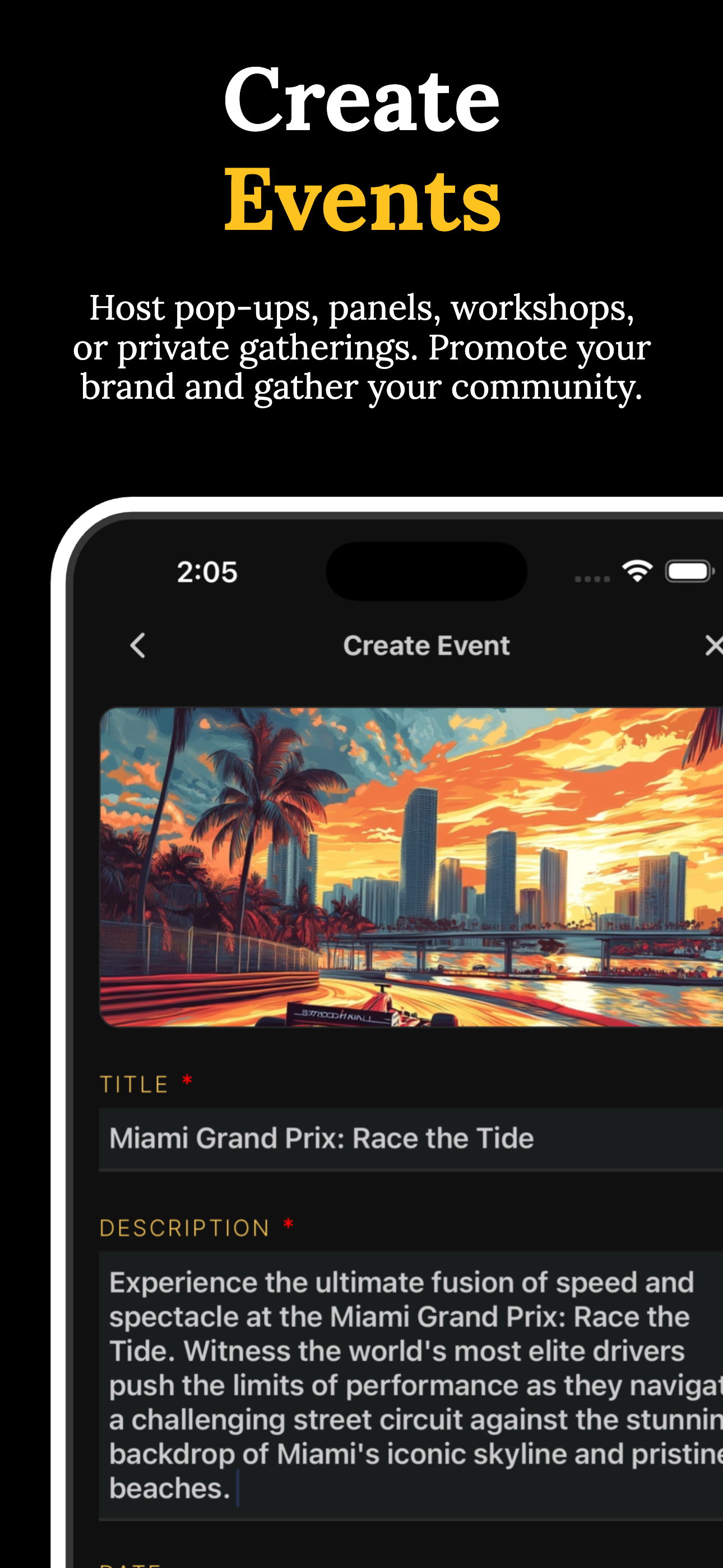 CM Club - Find social events