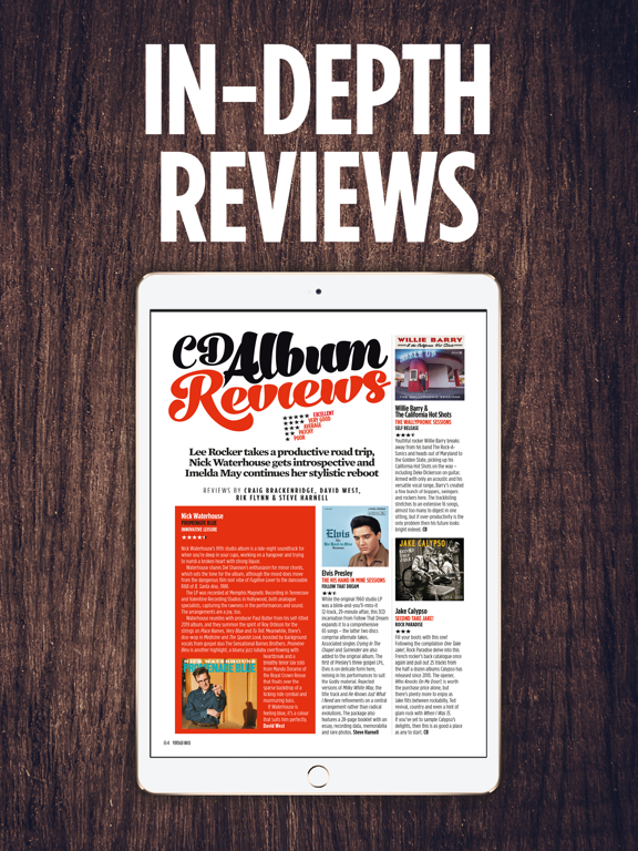 Vintage Rock Magazine iPad screenshot 4 - Music app