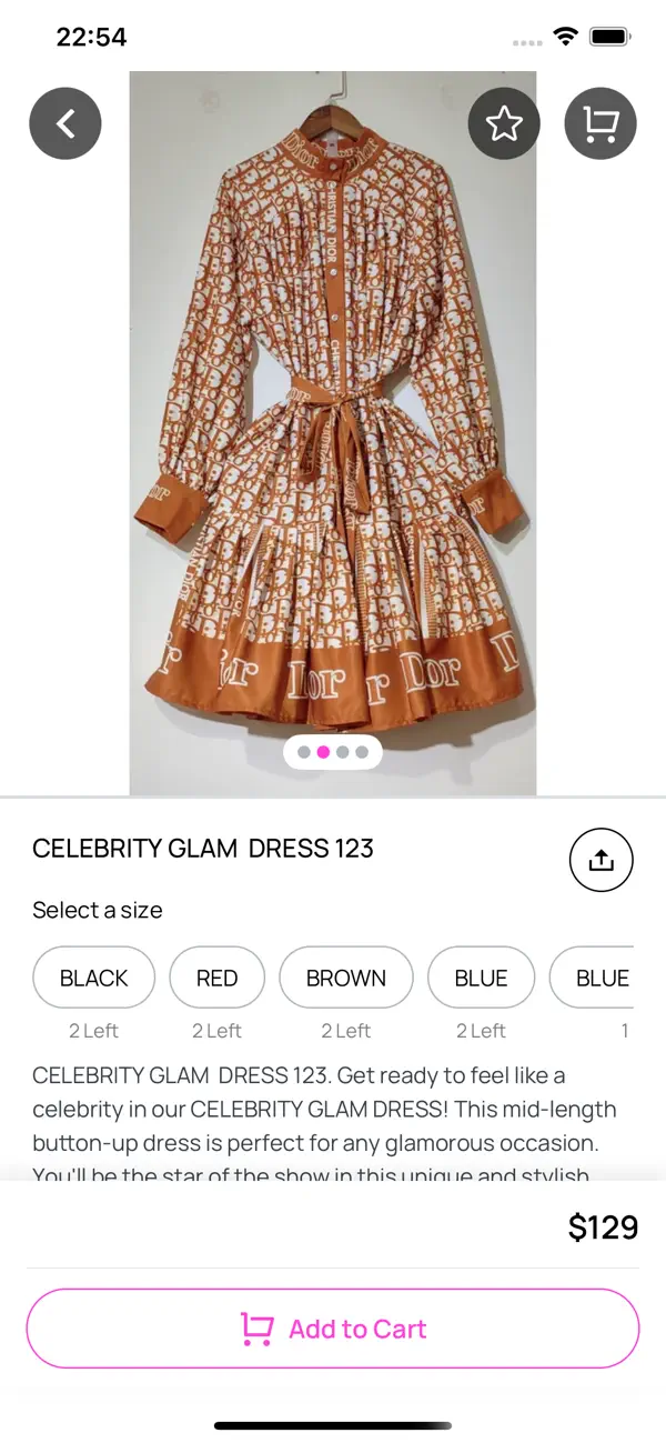 Screenshot #3 pour Glitz & Glamour Boutique App