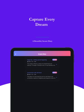 DreamScapes: AI Dream Journal iPad screenshot