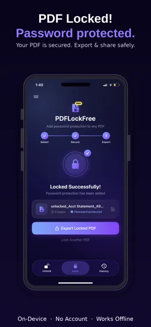 PDF Lock: Unlock & Protect screenshot 2
