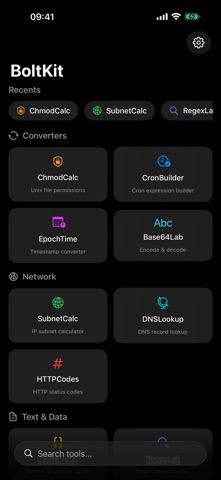 BoltKit screenshot