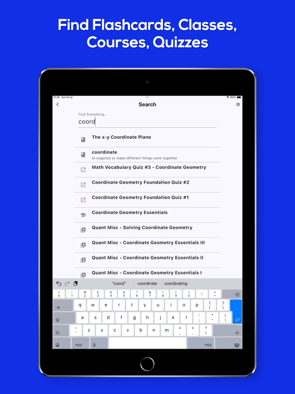 GregMat - GRE and TOEFL Prep iPad screenshot 5 - Education app