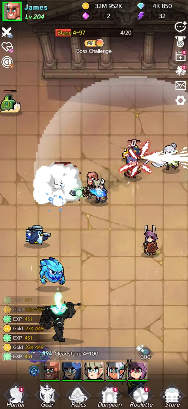 Demon Hunters Story Hack screenshot 1 - game app interface