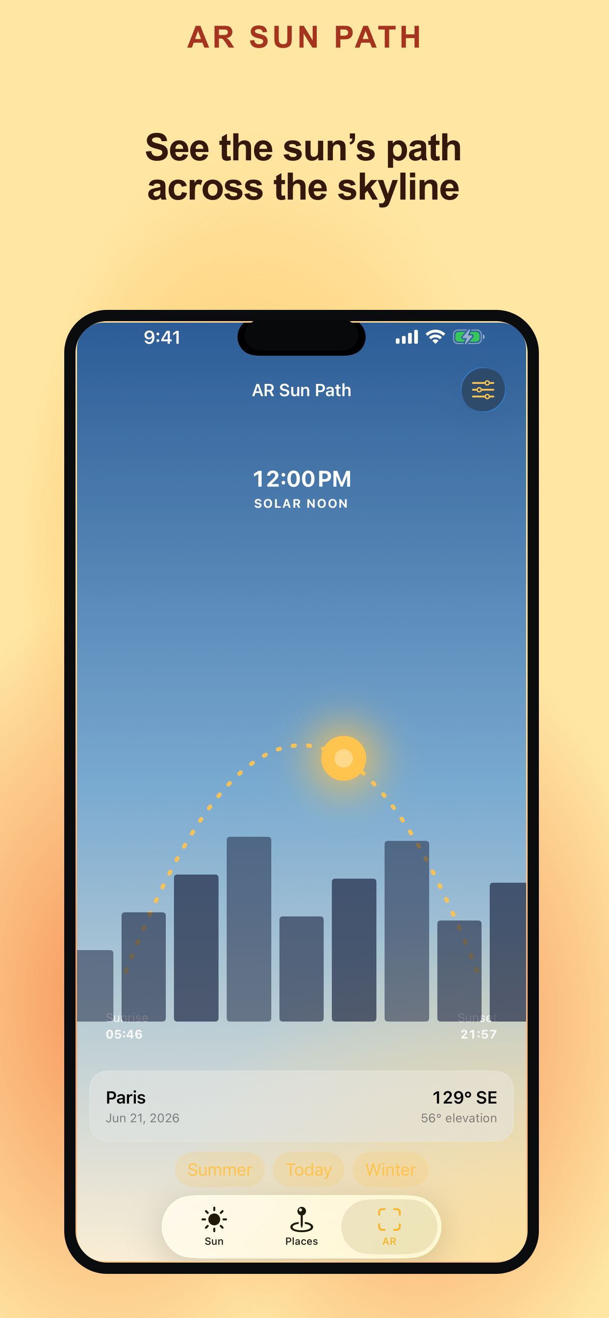 Sun Tracker AR: Shade Map screenshot 2