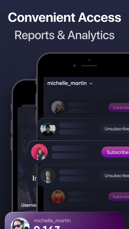 Followers, Unfollowers Reports