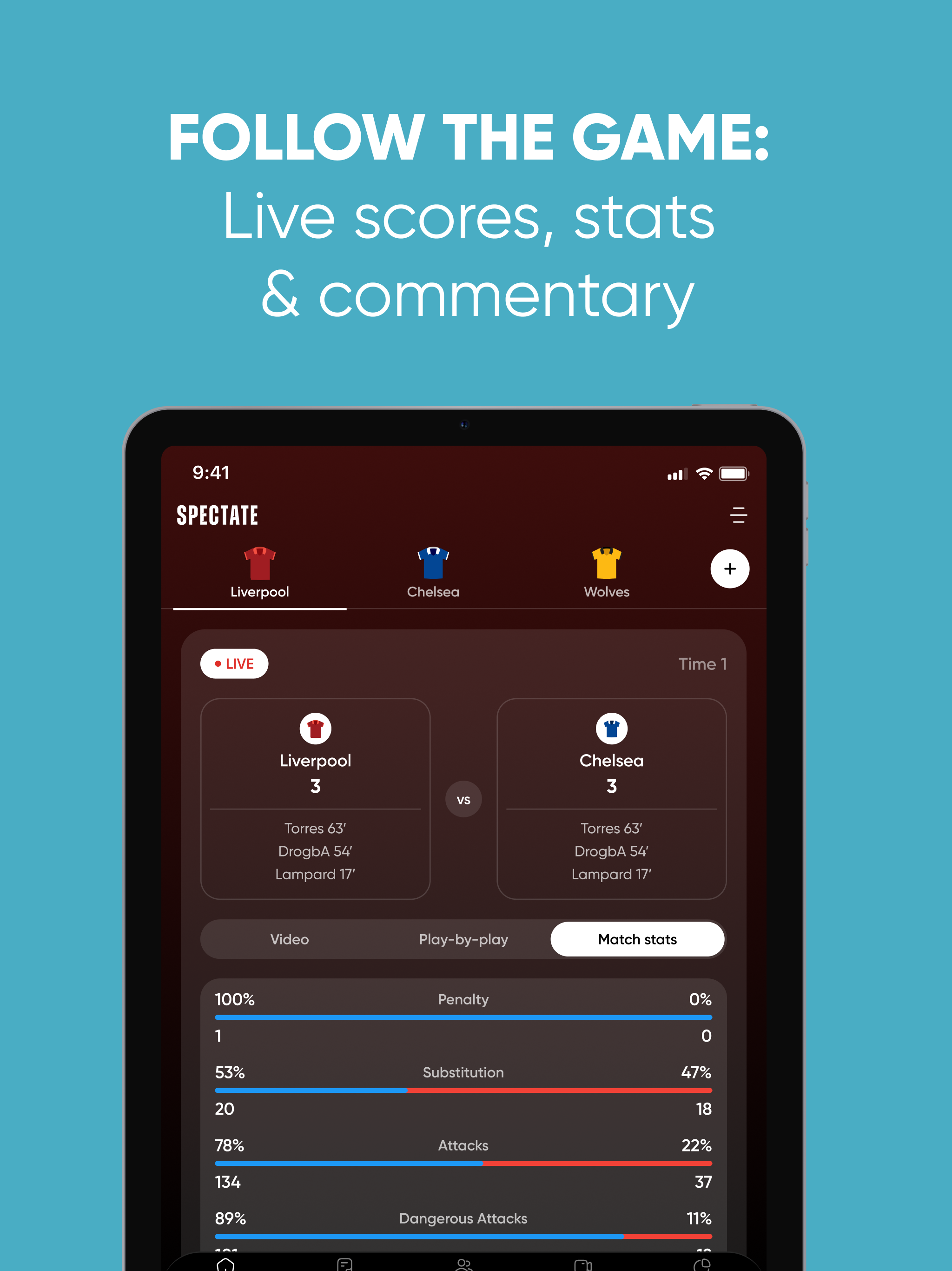 Spectate: EPL Live Scores screenshot 12