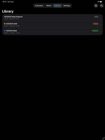 Laser Mark Simulator iPad screenshot