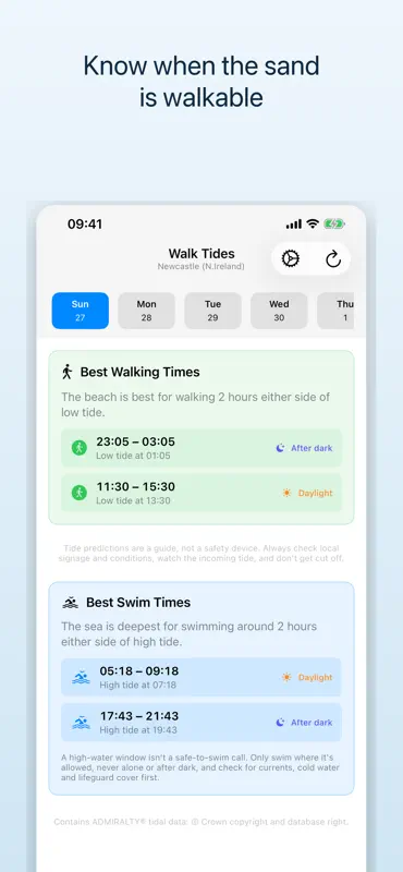 Walk Tides screenshot 2 of 5