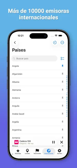 Radio FM: Escucha En Directo iPhone screenshot 5