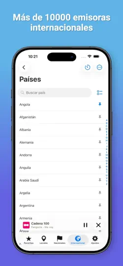 Captura de pantalla de Radio FM: Escucha En Directo en iPhone 5