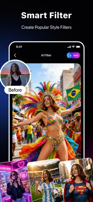 PhotoArt: AI Photo Generator iPhone screenshot 2