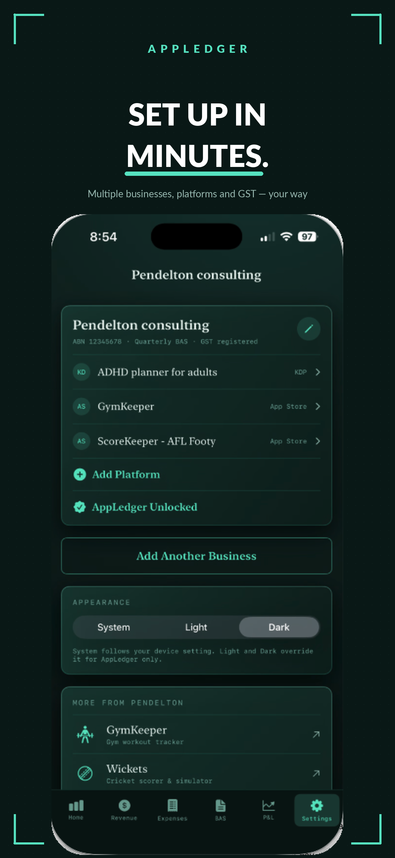 AppLedger: App Revenue & BAS screenshot 8