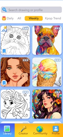 Color My AI - Coloring Book iPhone screenshot