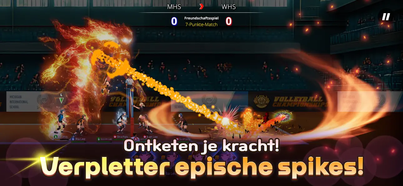 Volley Girls: Volleyball SPIKE Hack screenshot 3 - iOS game interface