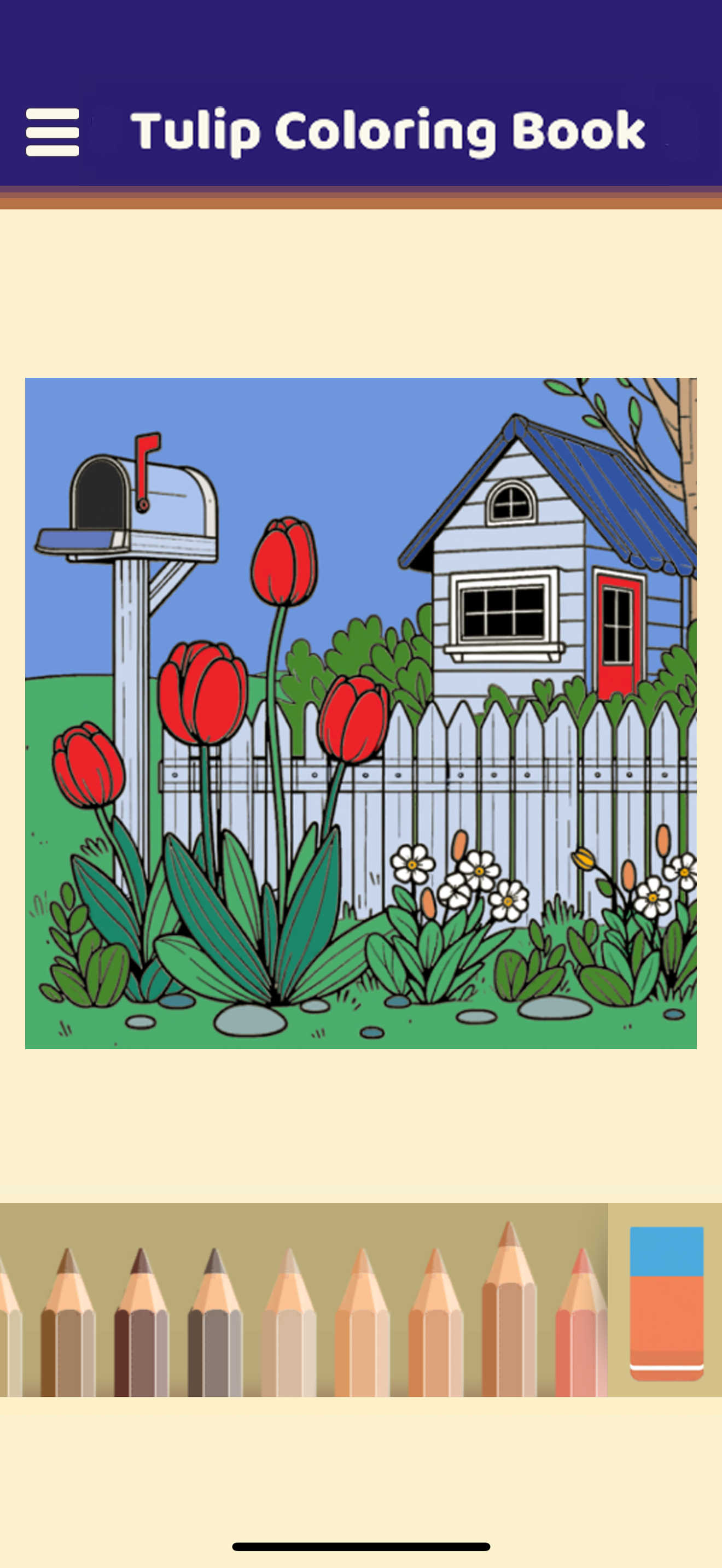 Tulip Coloring Book