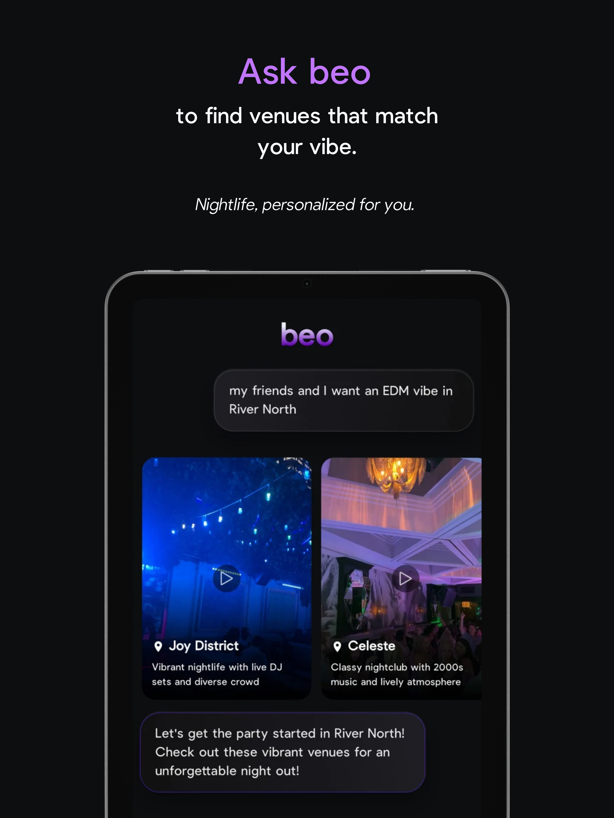 Vibeo – Find Your Vibe