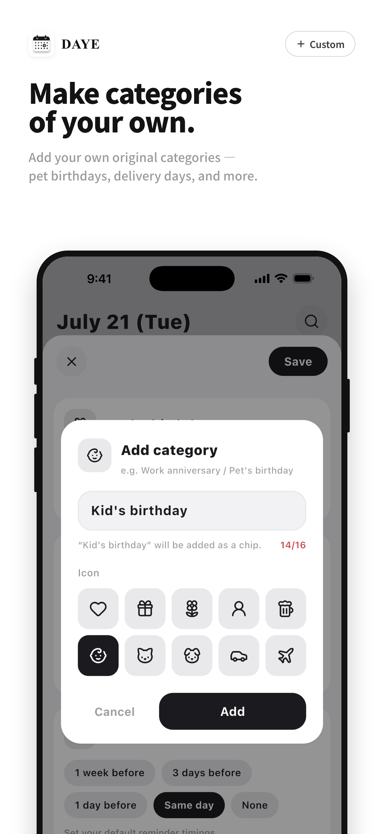 DAYE: Birthday & Anniversary screenshot 4