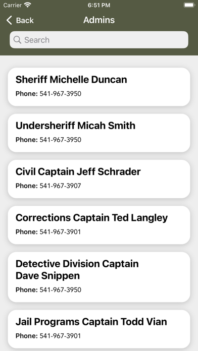 Linn County Sheriffs Office Screenshot