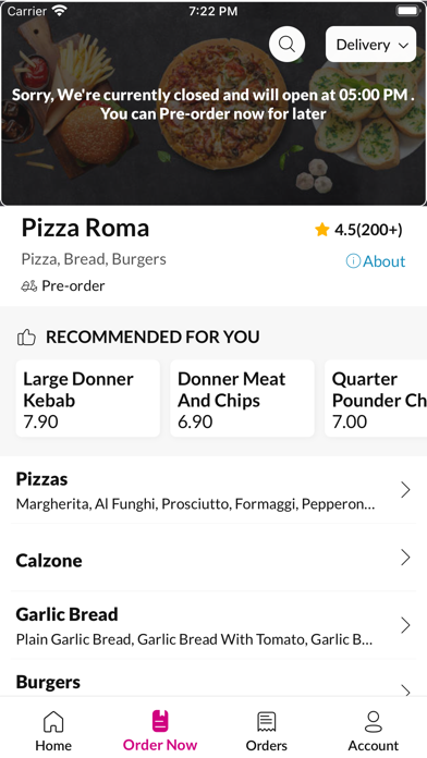Pizza Roma. Screenshot