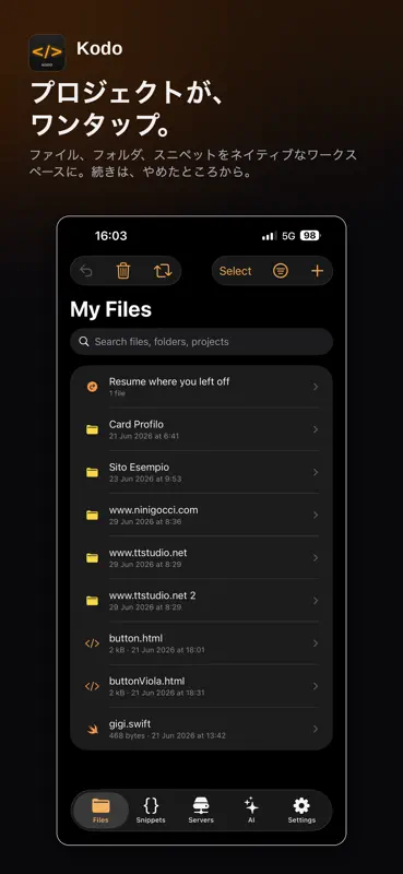 Kodo: editor de código IA screenshot 4 of 8
