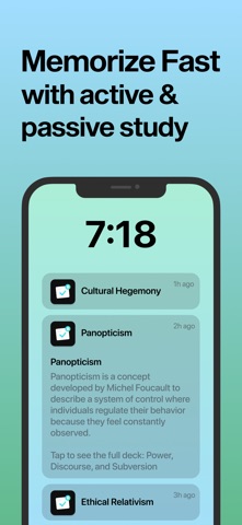 MemoryPush - Flashcard Study Screenshot 1 of 5