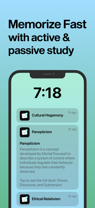 MemoryPush - Flashcard Study Screenshot 1 of 5