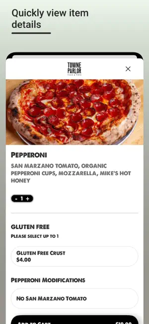 Towne Parlor Pizza & Pints screenshot 4