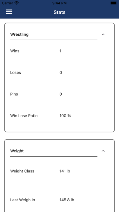 Mat Mobile Application Screenshot