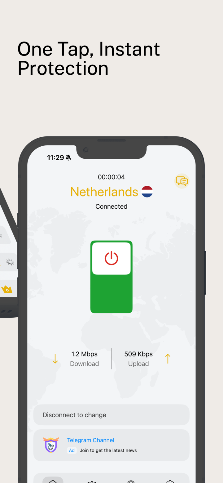 Pegasus VPN: Sharing & Safety screenshot 3