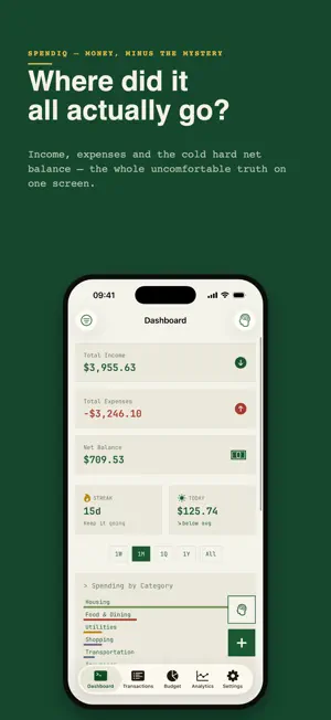 Expense Tracker AI : SpendIQ screenshot 1