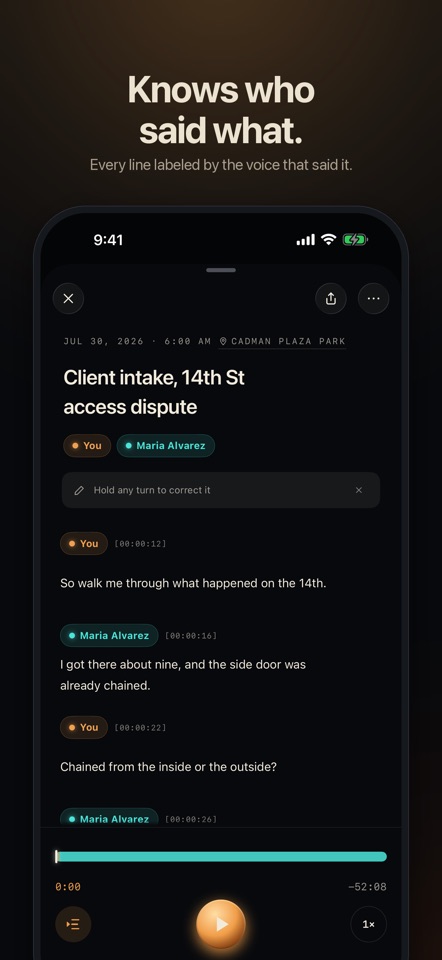 Interview: Voice to Transcript screenshot 2