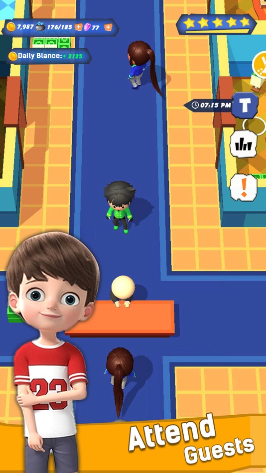 #3. Hotel Dash Idle Tycoon Games (iOS) Oleh: Ali Hassan