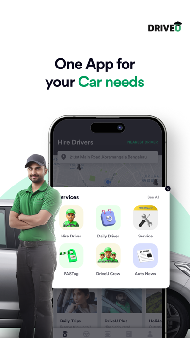 DriveU: Car Drivers & Services Screenshot