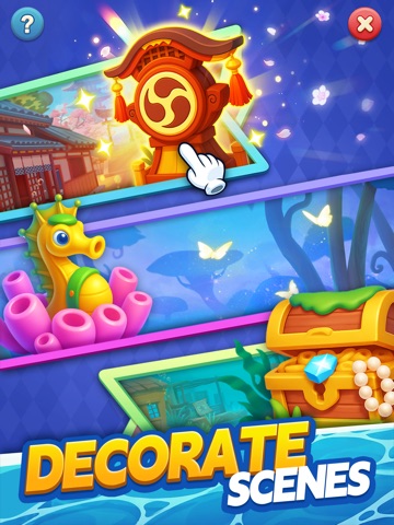 Solitaire Klondike Fish iPad screenshot