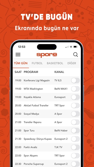 Sporx - Spor Haber, Canlı Skor Screenshot