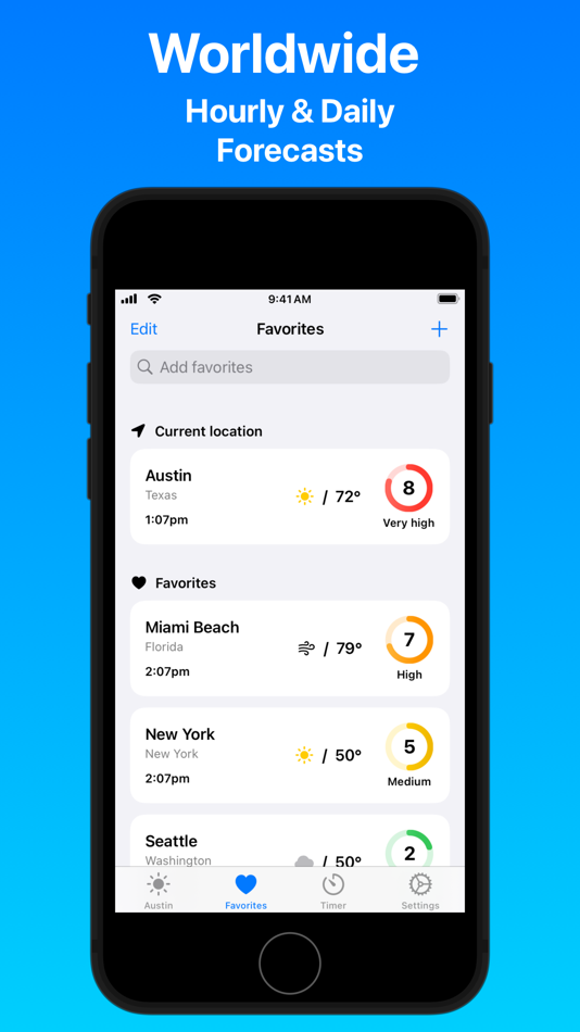 #5. Sunbeam: UV Index (iOS) 由: Richard Jones