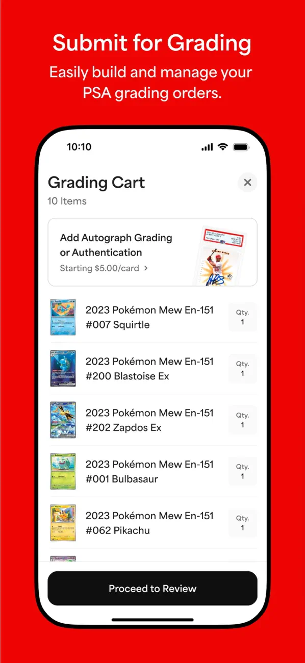 Screenshot #2 pour PSA: Card Scanner & Grading