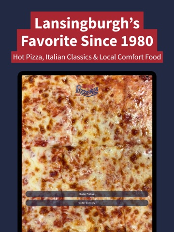 Jimmy's Pizzeria iPad screenshot