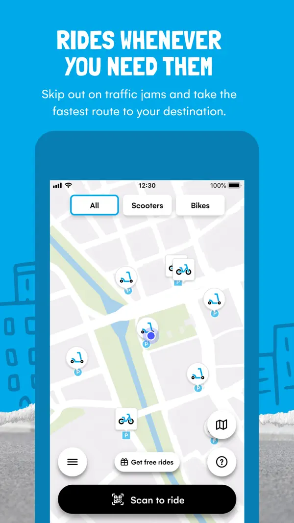 Dott (früher TIER) iPhone App Screenshot 2 – Reisen