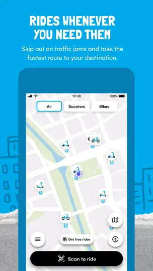 Screenshot von Dott (früher TIER) auf dem iPhone 2
