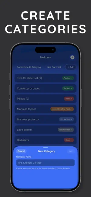 UniPack - College Packing List screenshot 3