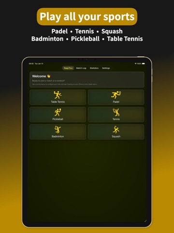 RacqTics: Match Scorekeeper iPad screenshot