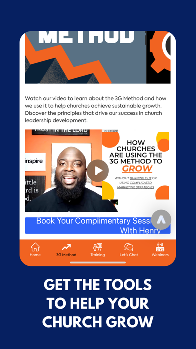 Church Leader Resources Screenshot