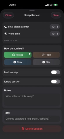zZz Widgets: Sleep Tracker Screenshot 3 of 9