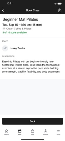 Clover Coffee & Pilates Screenshot 3 of 3